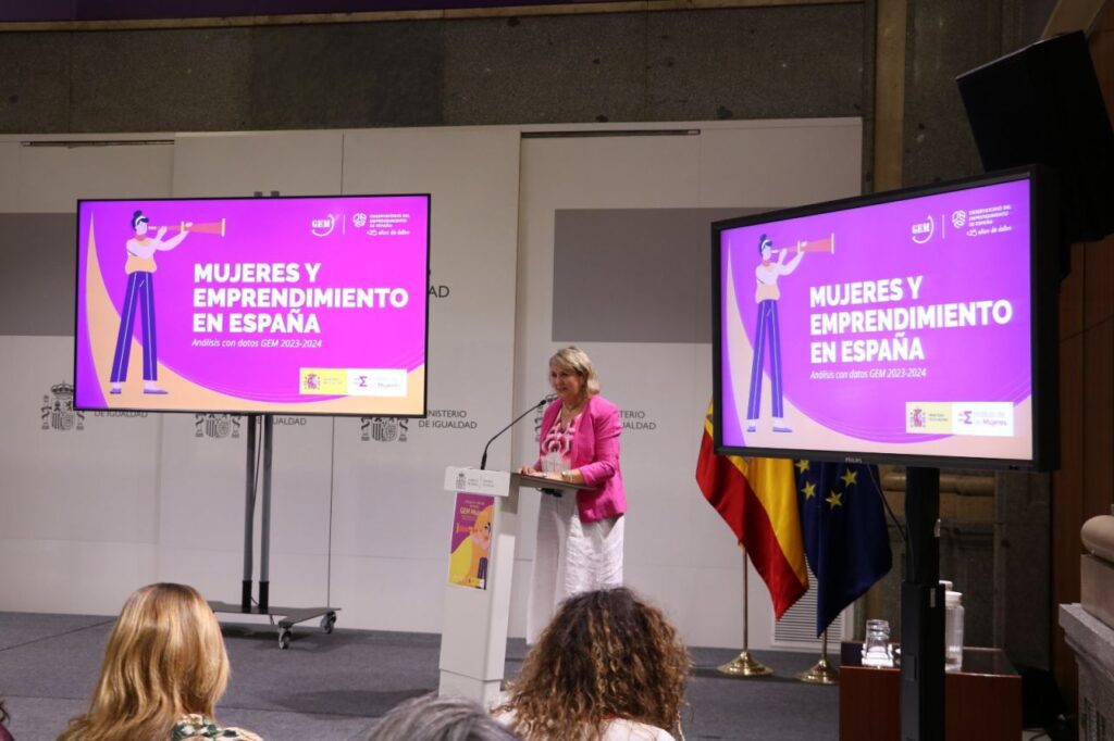 Presentación del informe Mujeres y Emprendimiento en España, el 11 de septiembre de 2025, en Madrid Presentación del informe Mujeres y Emprendimiento en España, el 11 de septiembre de 2025, en Madrid